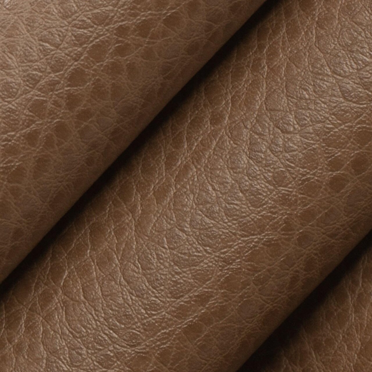 Brown Performance Grade Vinyl Plain Solid Upholstery Fabric by The Yard - SKU: Malta Bronze